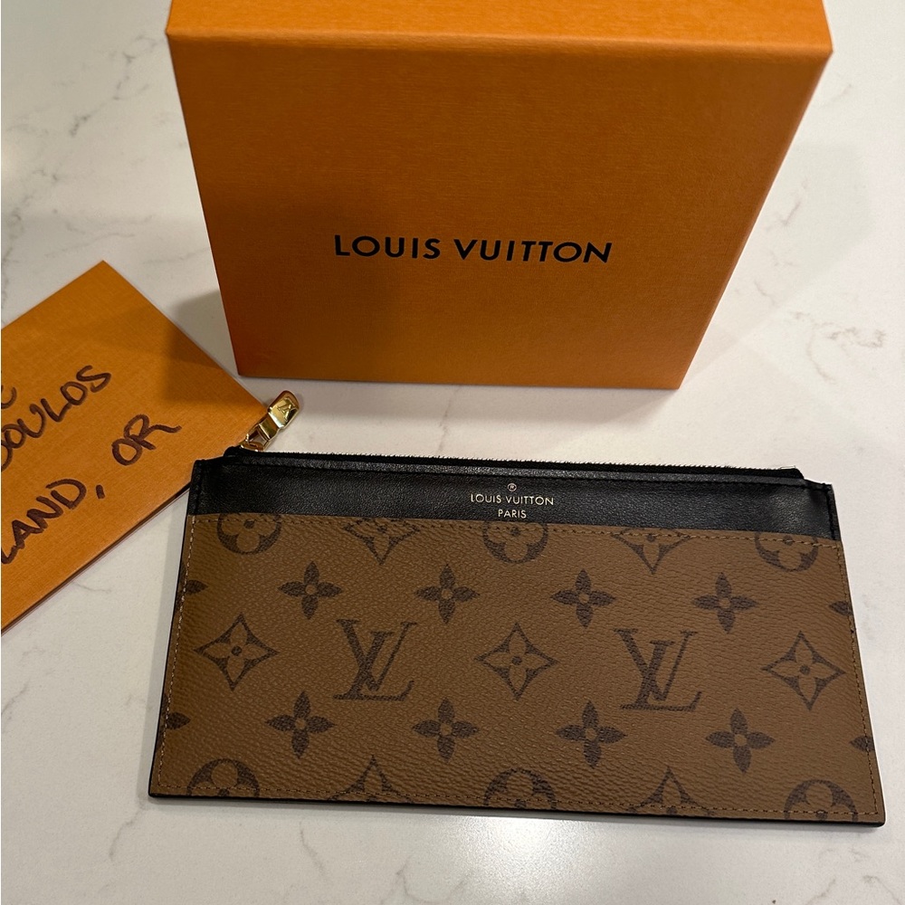 Louis Vuitton Reverse Monogram Slim Purse